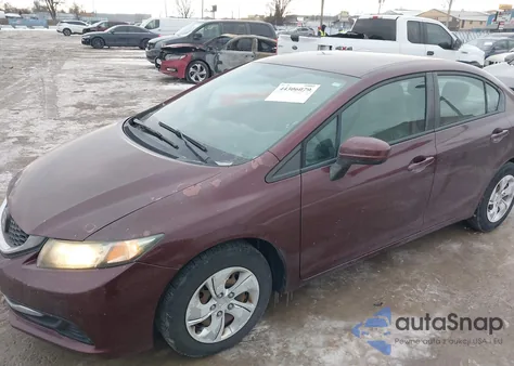2014 Honda Civic Lx from USA, damaged, VIN 19XFB2F50EE017432